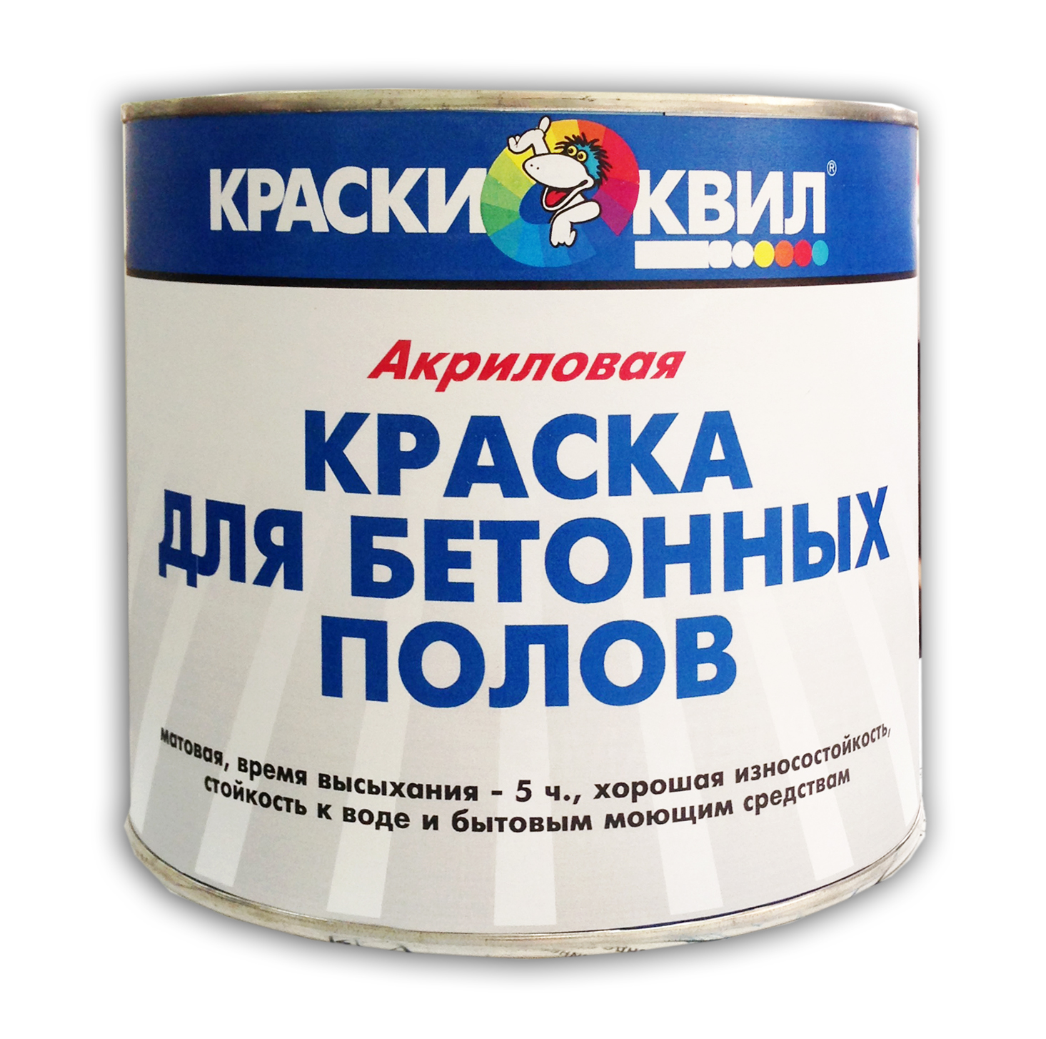 Эмаль акриловая КВИЛ для бетонных полов Квил Kvil 23 кг, Серый,