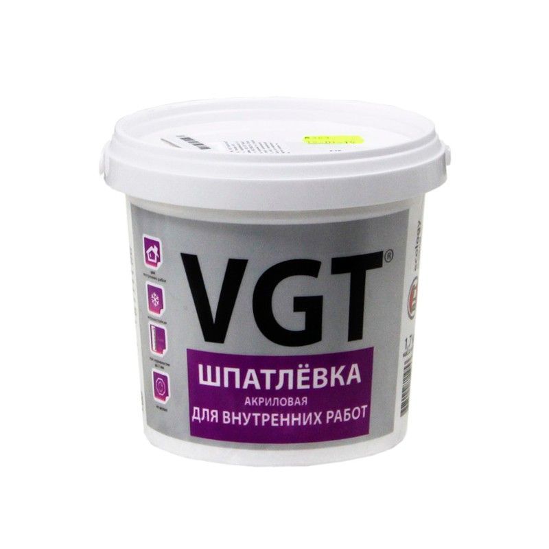 Шпатлевка Vgt Влагостойкая Белый Купить