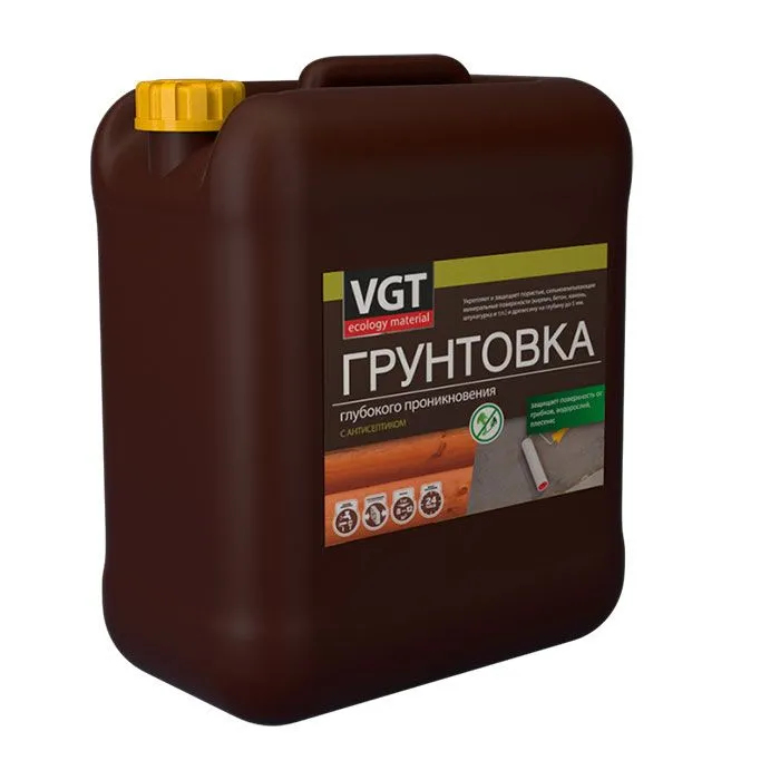 Грунтовка с антисептиком ВГТ наружн./внутр.