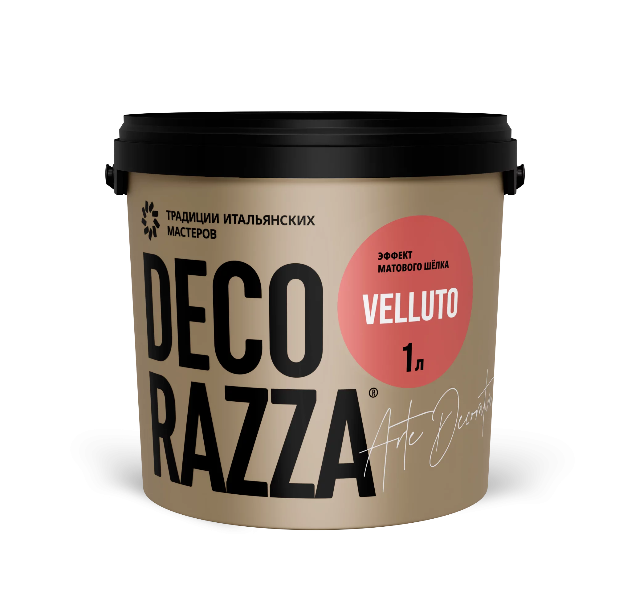 Декоративное покрытие VELLUTO Decorazza, Argento, 5 кг, для внутренних работ, Декораца Веллюто Аргенто