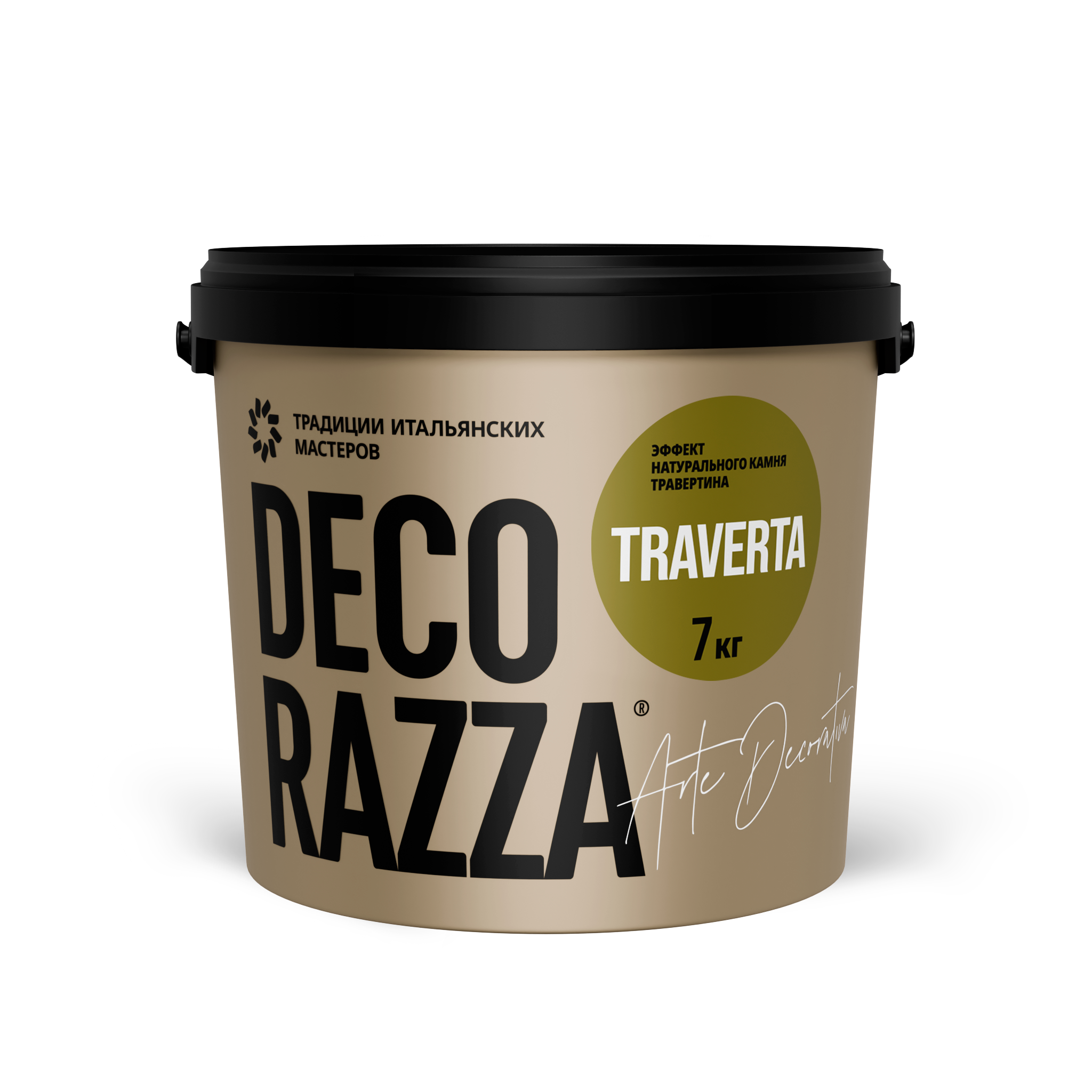 Декоративная штукатурка TRAVERTA Decorazza, 7 кг, Декораца Траверта