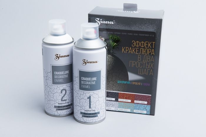 Набор для декора Siana  "Эффект Кракелюра" Набор для декора Siana  "Эффект Кракелюра"