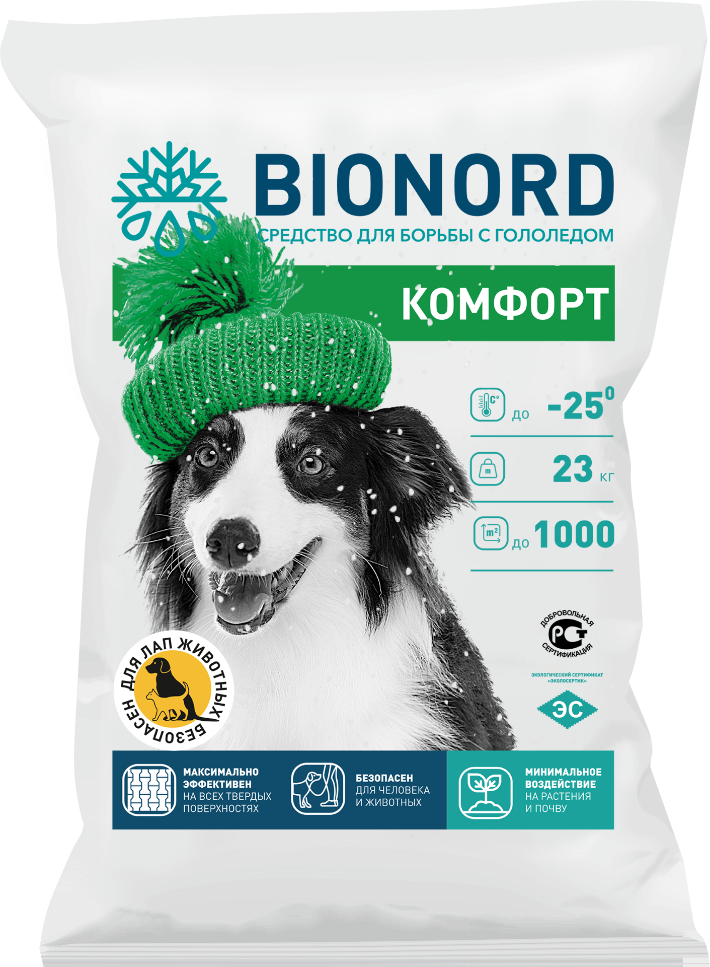 Противогололедное средство BIONORD КОМФОРТ -25С