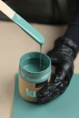 Меловая краска для мебели АМОdecor — лакокрасочное покрытие AMO, Нефрит, 0,75 кг, для внутренних и наружных работ
