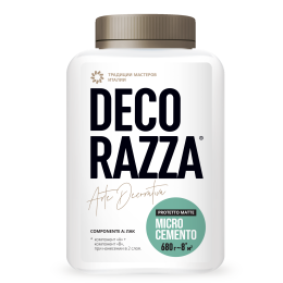 Микроцемент Decorazza, Protetto Matte componente A, 0,68 кг, Decorazza — купить для фасада