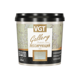 ВГТ Лессирующий состав Gallery, 0,9 кг, оттенок Золото, для наружных работ