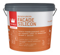 интерьерная краска Фасадная краска Facade Silicon (гл/мат) Tikkivala Белый 5л, силиконовая, паропроницаемая, матовая, колеруемая по штукатурке