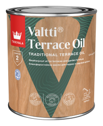 Масло для террас VALTTI TERRACE OIL Tikkivala, цвет Бесцветный, фасовка 2,7л: для наружных работ, по штукатурке