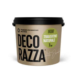 Декоративная штукатурка Travertino naturale Decorazza, 7 кг, Декораца Травертино Натурале