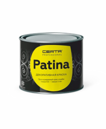 Состав Церта-Патина Церта 0,5 кг, Золото, профессиональное покрытие по штукатурке