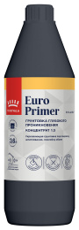 Грунт интерьерный EURO PRIMER, Бесцветный, 0,9л, Tikkivala — купить для внутренних работ