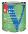 Tikkivala Кроющий антисептик Vinha Classic, Основа C - для колеровки в насыщенные тона, 0,9 л — антисептик акриловая, водно-дисперсионная, матовая, колеруемая для фасада