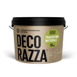 Декоративное покрытие Travertino naturale, 15 кг, Decorazza, Декораца  Травертино Натурале