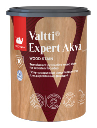 Защитная лазурь по дереву VALTTI EXPERT AKVA Рябина 2,7л Tikkivala: для фасада и для наружных работ