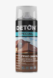 сопутствующий товар Аэрозоль Deton для металлочерепицы алкидная Deton Синий ультрамарин RAL 5002 Аэрозоль 520 мл, алкидная, атмосферостойкая, защитно-декоративная по штукатурке