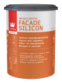 Фасадная краска Facade Silicon (гл/мат) Белый 0,9л Tikkivala: для фасада и для наружных работ