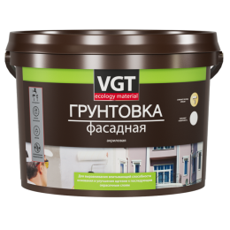VGT Грунтовка акриловая фасадная ВД-АК-0301 ВГТ ВГТ, 10 кг