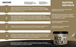 Декоративная штукатурка ART BETON Decorazza, 9 кг, Декораца Арт Бетон