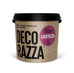 Краска декоративная LUCETEZZA ALLUMINIO, 5 л, Decorazza — купить для внутренних работ