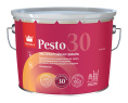 Эмаль универсальная PESTO 30 (полумат) Основа C - для колеровки в насыщенные тона 9 л Tikkivala: для фасада и для наружных работ