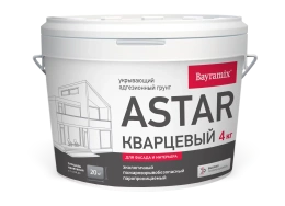 Грунт адгезионный Астар Кварцевый Белый 7 кг Bayramix: для фасада и для наружных работ